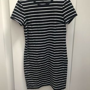 Striped T-shirt dress